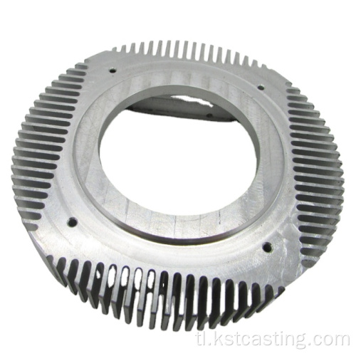 Buhangin blasted aluminyo die casting auto parts